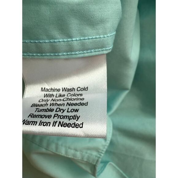 Egara Extreme Slim Fit Dress Shirt, Turquoise 16 34/35 - Picture 4 of 8